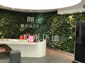 野風現代城社區植物墻